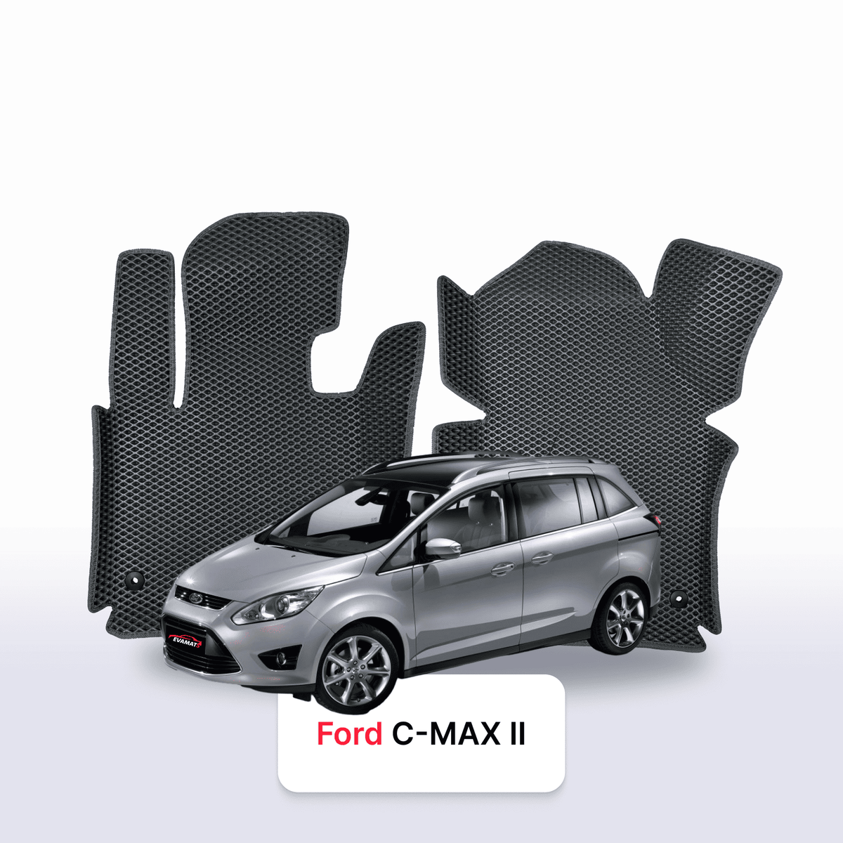 Alfombrillas 3D EVA para Ford C-MAX 2 gen 2010-2019 años MONOVOLUMEN