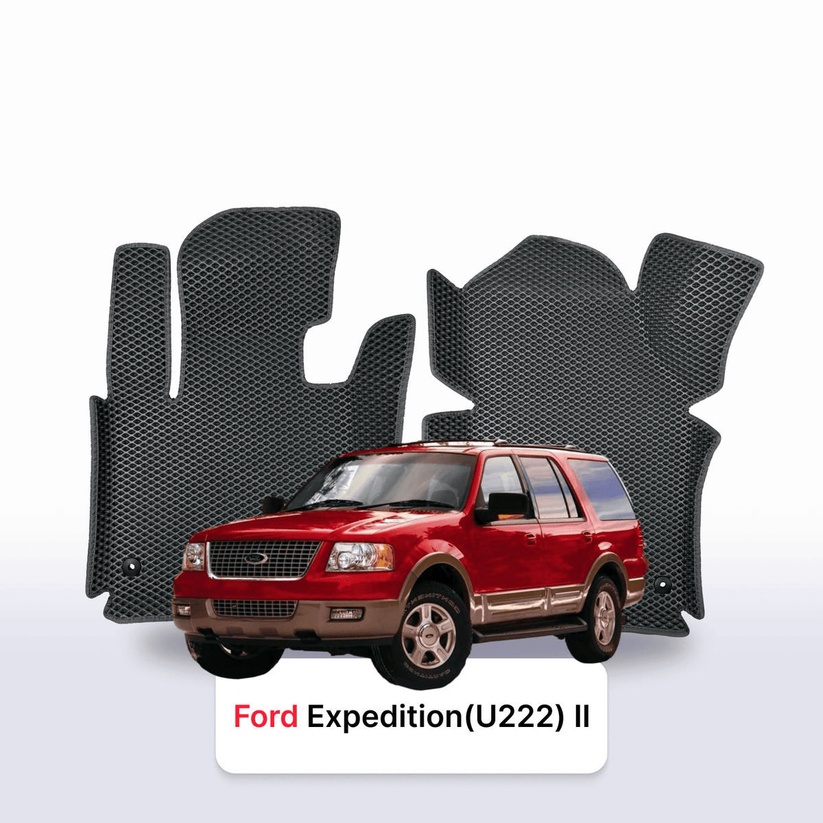 Alfombrillas 3D EVA para Ford Expedition (U222) 2 gen 2002-2006 años SUV