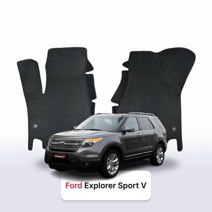 Alfombrillas 3D EVA para Ford Explorer Sport 5 gen 2010-2019 años SUV