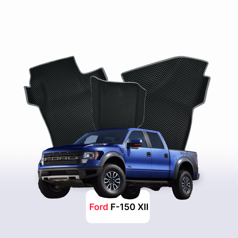 Alfombrillas 3D EVA para Ford F-150 12 gen 2008-2014 años PICK-UP CABINA DOBLE