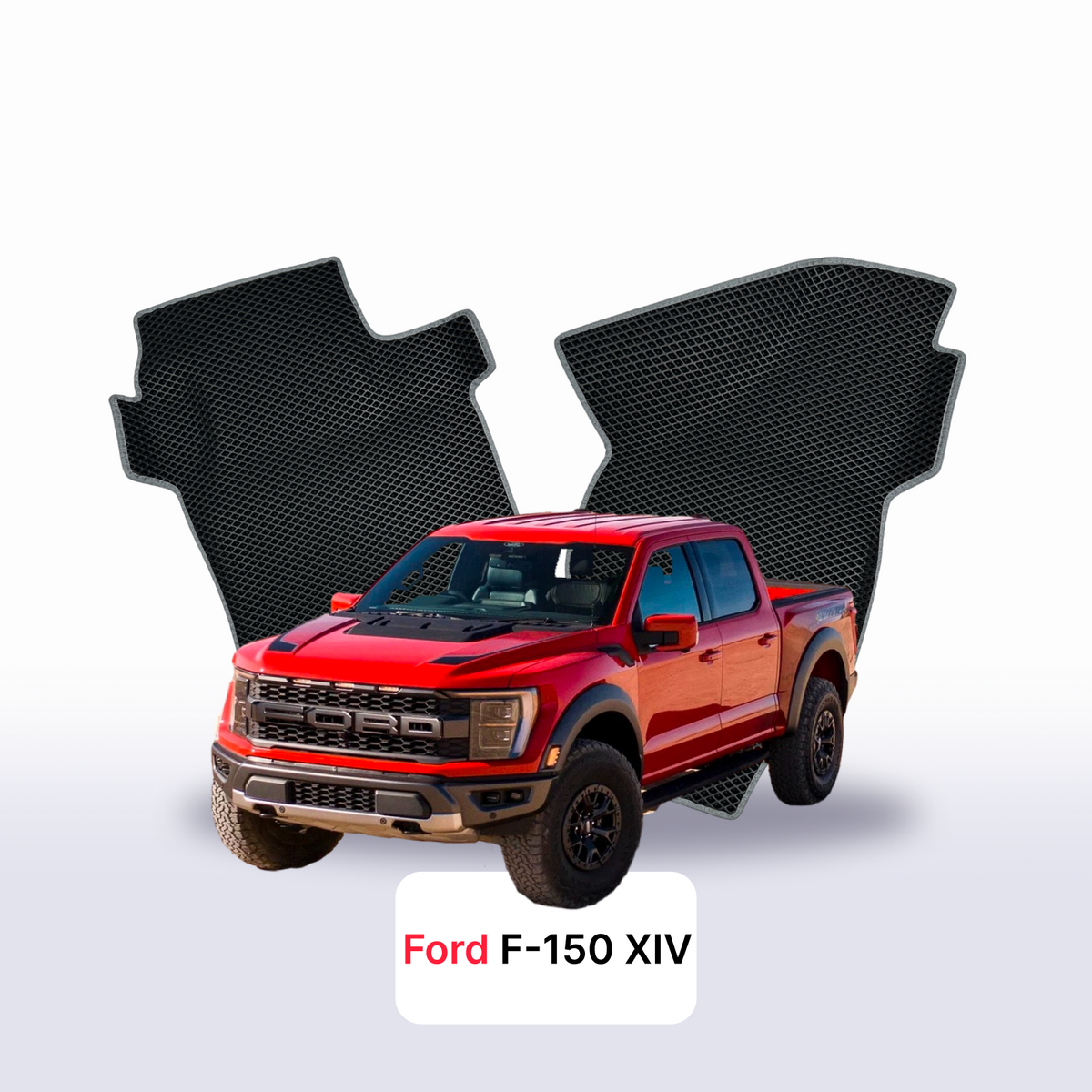Alfombrillas 3D EVA para Ford F-150 14 gen 2020-2026 años PICK-UP CABINA DOBLE