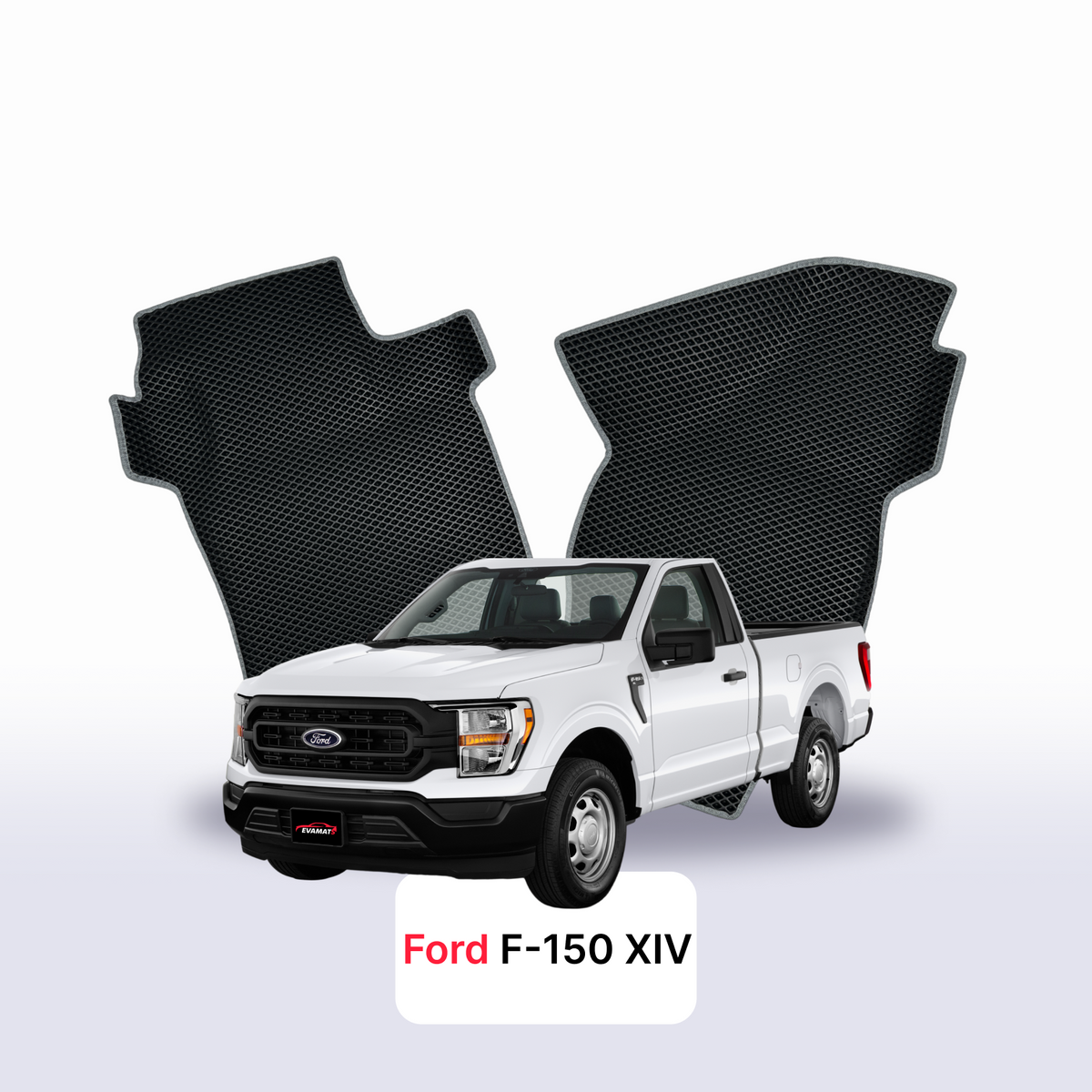 Alfombrillas 3D EVA para Ford F-150 14 gen 2020-2026 años PICK-UP CABINA SIMPLE