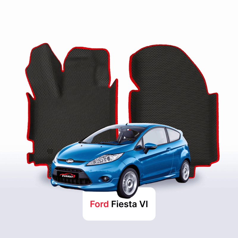 Alfombrillas 3D EVA para Ford Fiesta 6 gen 2008-2017 años HATCHBACK 3 PUERTAS
