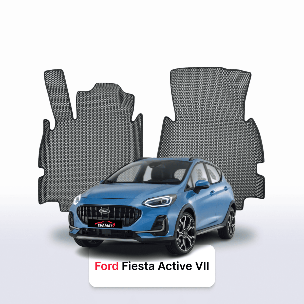Alfombrillas 3D EVA para Ford Fiesta Active 7 gen 2017-2023 años HATCHBACK 5 PUERTAS