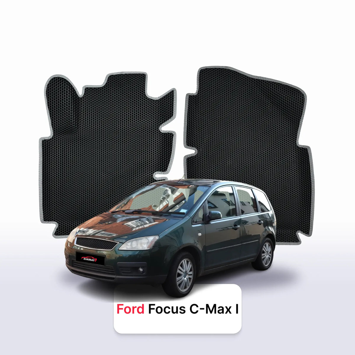 Alfombrillas 3D EVA para Ford Focus C-Max 1 gen 2003-2010 años MONOVOLUMEN
