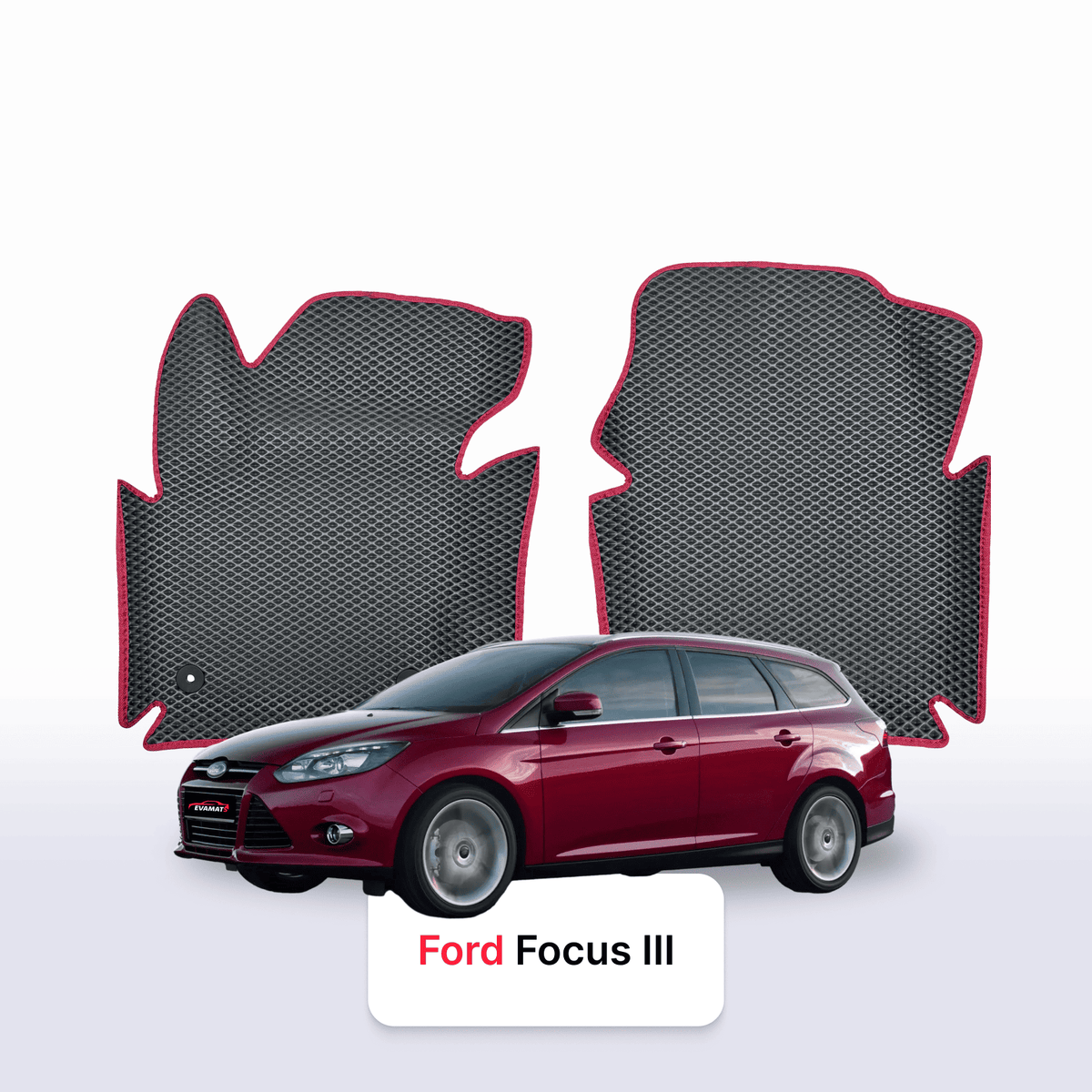 Alfombrillas 3D EVA para Ford Focus(MK3) 3 gen 2010-2019 años FAMILIAR