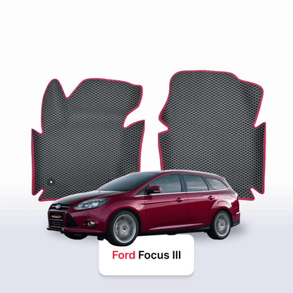 Alfombrillas 3D EVA para Ford Focus(MK3) 3 gen 2010-2019 años FAMILIAR