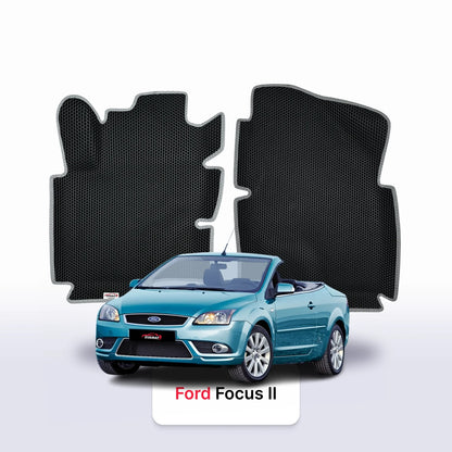 Alfombrillas 3D EVA para Ford Focus(MK2) 2 gen 2004-2011 años COUPÉ-CABRIO