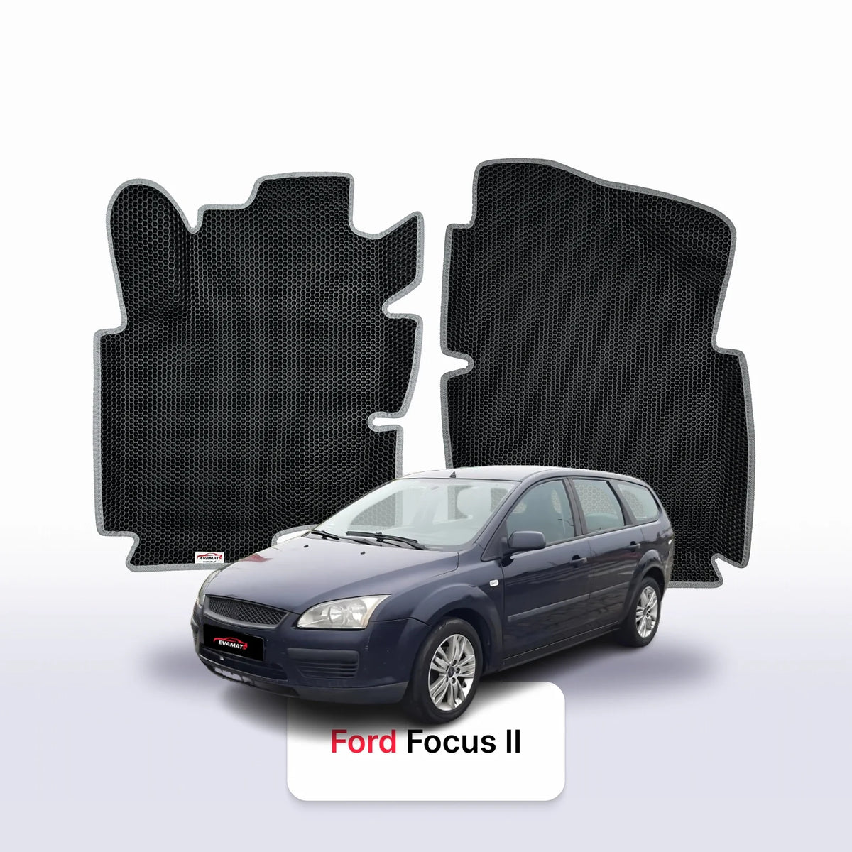 Alfombrillas 3D EVA para Ford Focus(MK2) 2 gen 2004-2011 años FAMILIAR