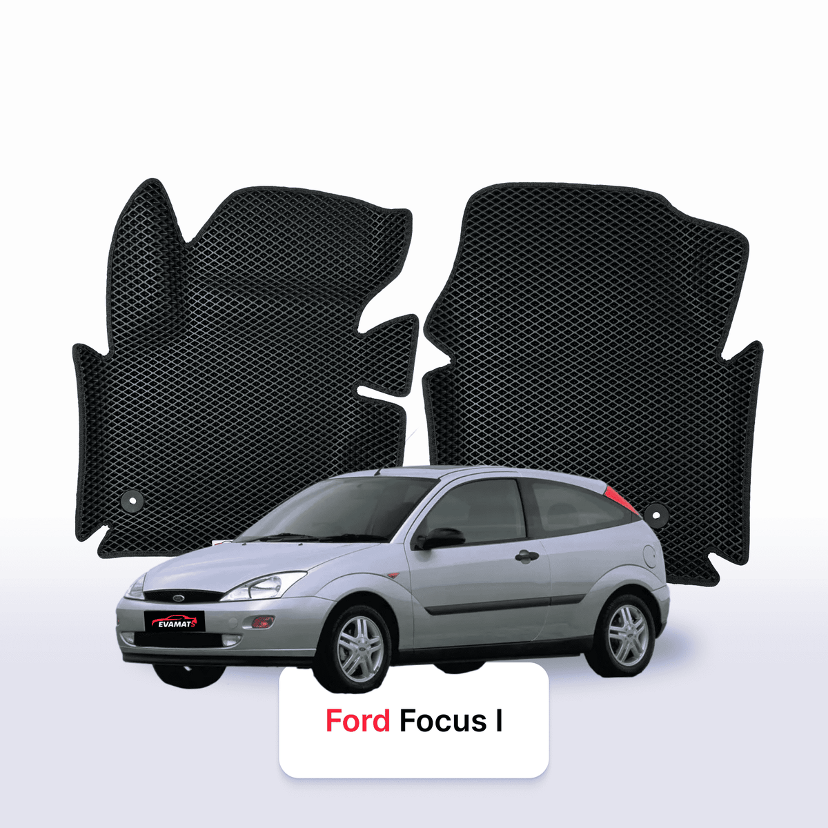 Alfombrillas 3D EVA para Ford Focus(MK1) 1 gen 1998-2004 años HATCHBACK 3 PUERTAS