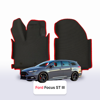 Alfombrillas 3D EVA para Ford Focus ST(MK3) 3 gen 2012-2018 años FAMILIAR