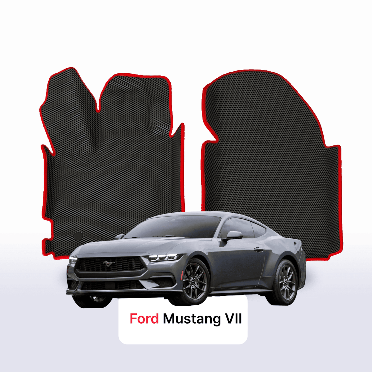 Alfombrillas 3D EVA para Ford Mustang 7 gen 2023-2026 años COUPÉ