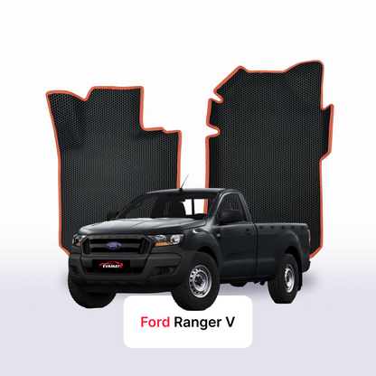 Alfombrillas 3D EVA para Ford Ranger 5 gen 2011-2022 años PICK-UP CABINA SIMPLE