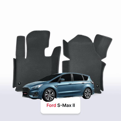 Alfombrillas 3D EVA para Ford S-MAX(MK2) 2 gen 2014-2023 años MONOVOLUMEN 7 PLAZAS
