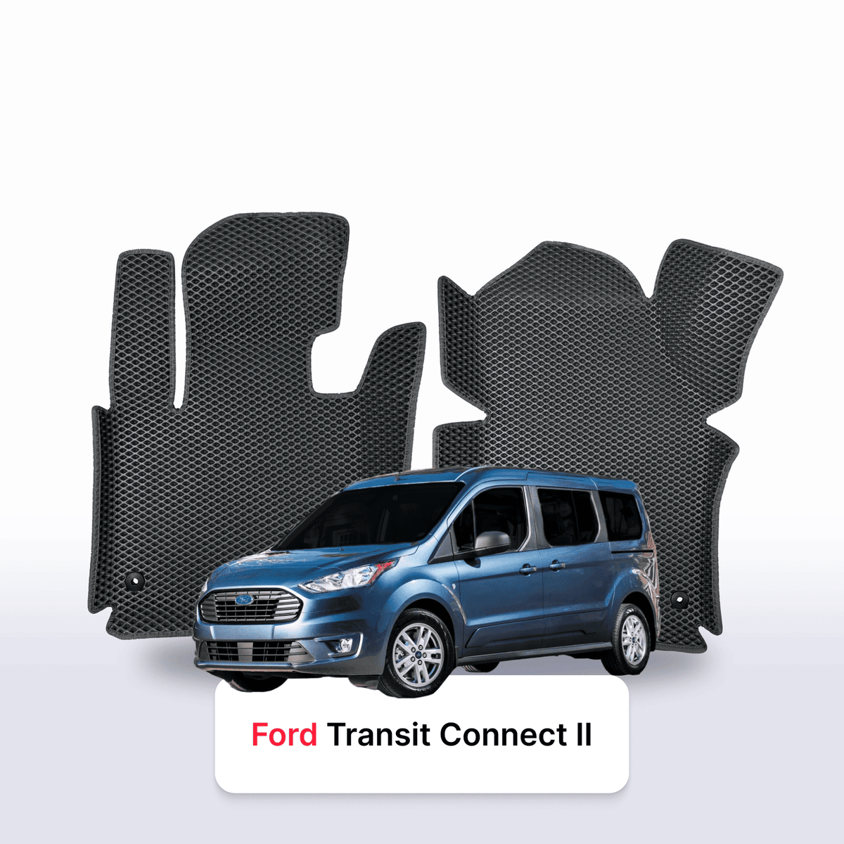 Alfombrillas 3D EVA para Ford Transit Connect 2 gen 2012-2023 años MONOVOLUMEN