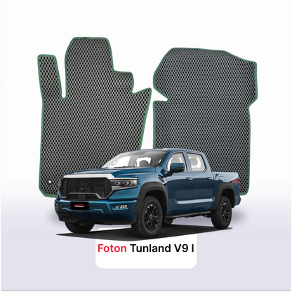 Alfombrillas 3D EVA para Foton Tunland V9 1 gen 2023-2028 años PICK-UP CABINA DOBLE