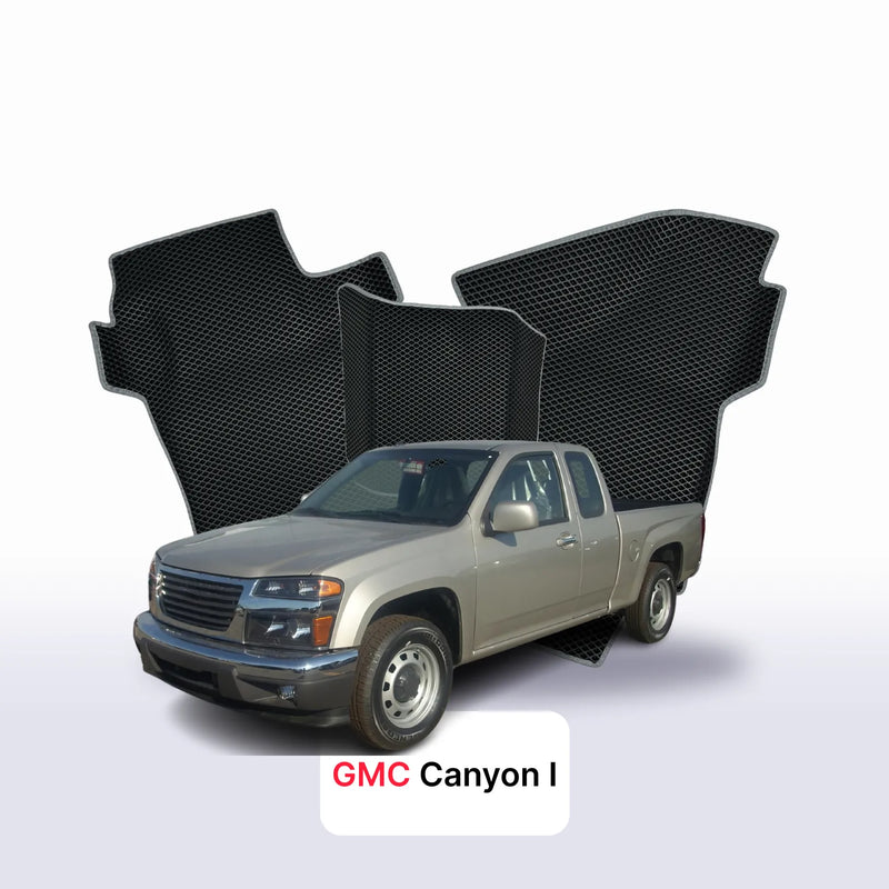 Alfombrillas 3D EVA para GMC Canyon 1 gen 2004-2012 años PICK-UP CABINA EXTENDIDA