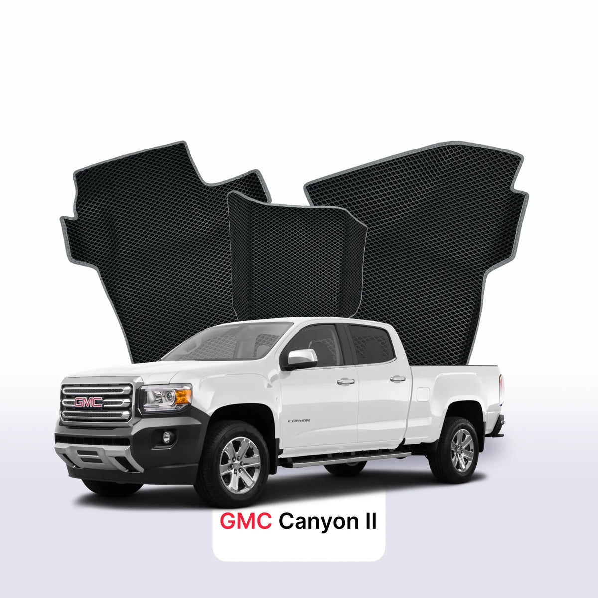 Alfombrillas 3D EVA para GMC Canyon 2 gen 2014-2023 años PICK-UP CABINA DOBLE