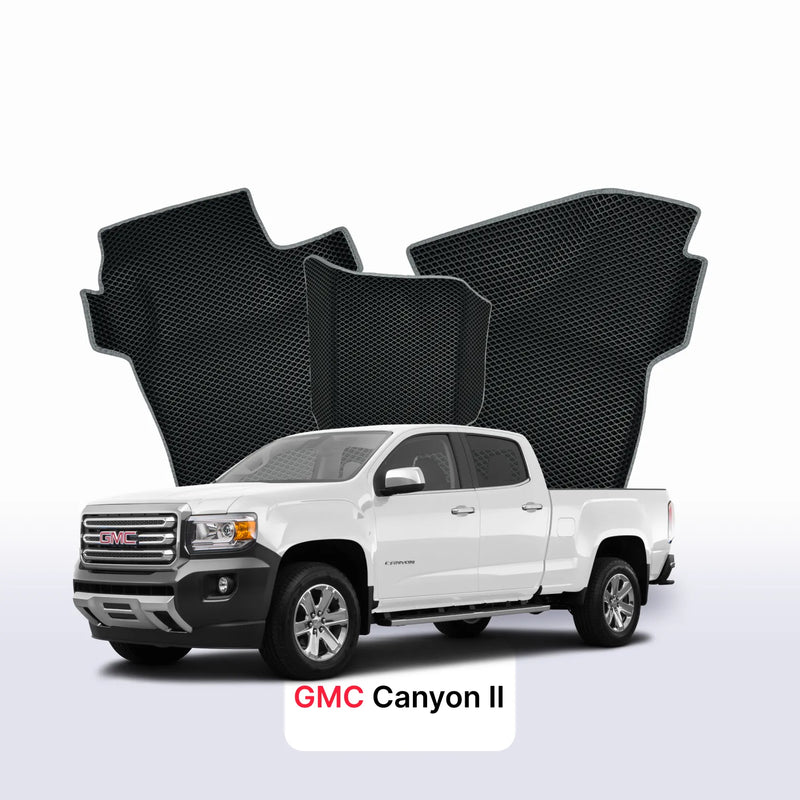Alfombrillas 3D EVA para GMC Canyon 2 gen 2014-2023 años PICK-UP CABINA DOBLE