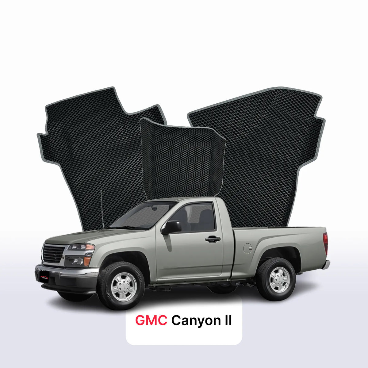 Alfombrillas 3D EVA para GMC Canyon 2 gen 2014-2023 años PICK-UP CABINA SIMPLE