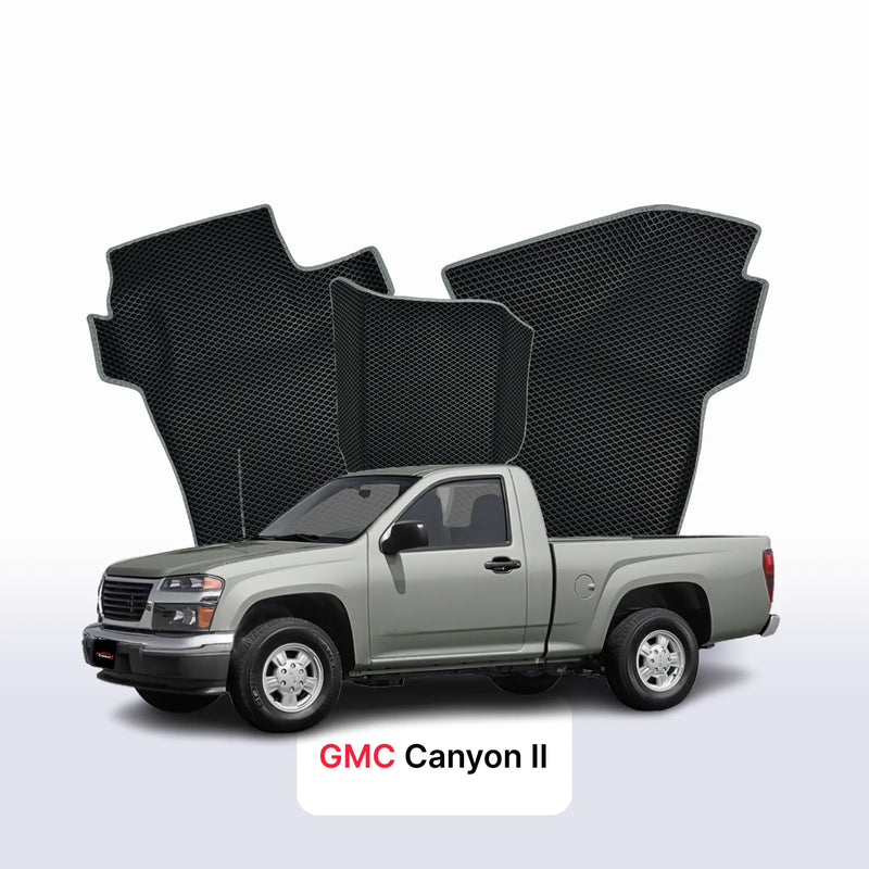 Alfombrillas 3D EVA para GMC Canyon 2 gen 2014-2023 años PICK-UP CABINA SIMPLE