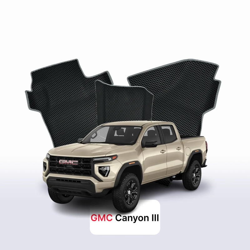 Alfombrillas 3D EVA para GMC Canyon 3 gen 2024-2030 años PICK-UP CABINA DOBLE