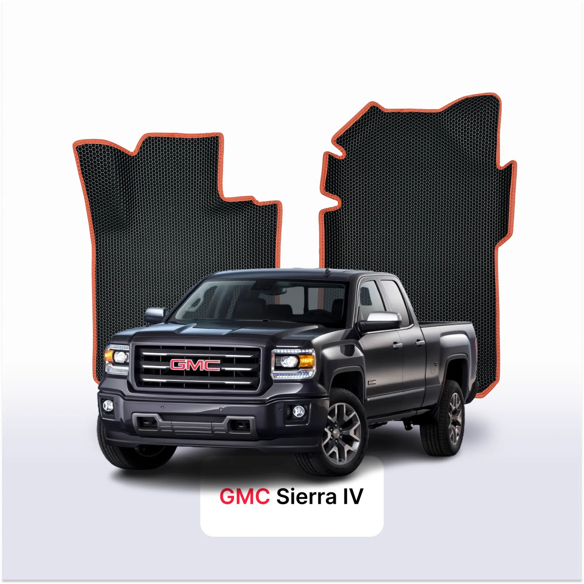Alfombrillas 3D EVA para GMC Sierra 4 gen 2013-2019 años PICK-UP CABINA DOBLE