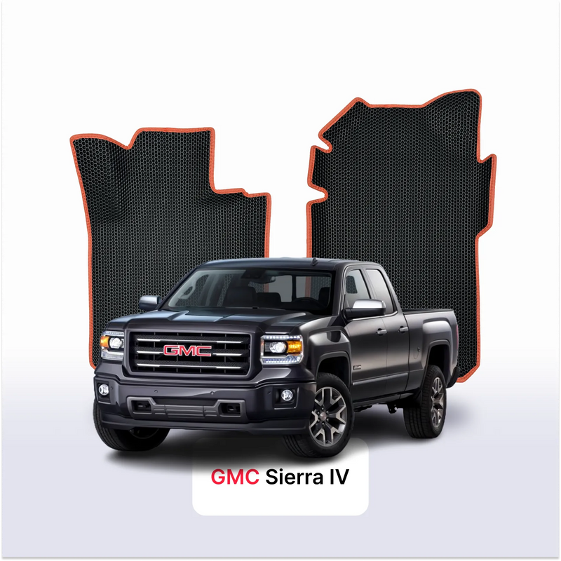 Alfombrillas 3D EVA para GMC Sierra 4 gen 2013-2019 años PICK-UP CABINA DOBLE