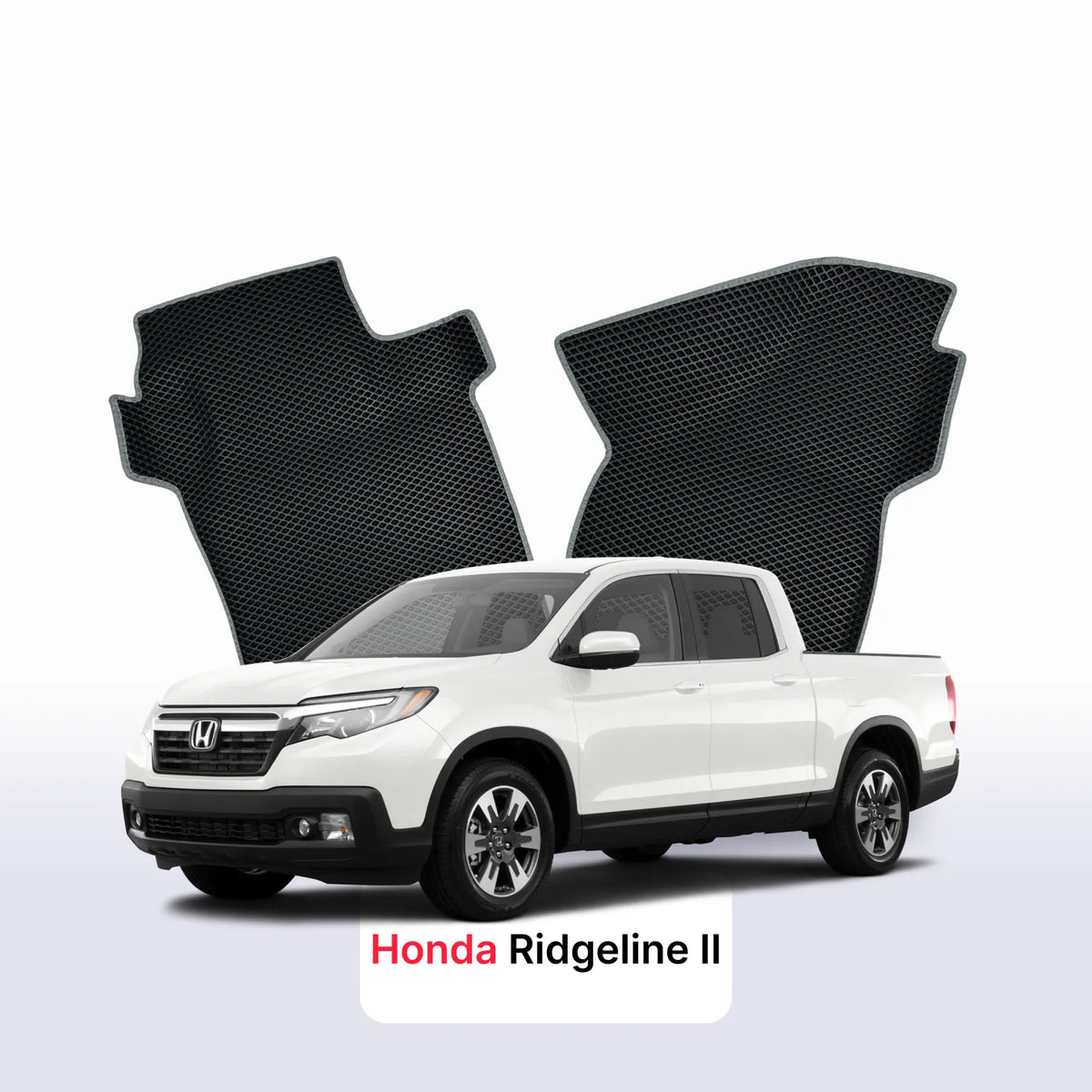 Alfombrillas 3D EVA para Honda Ridgeline 2 gen 2016-2028 años PICK-UP CABINA DOBLE