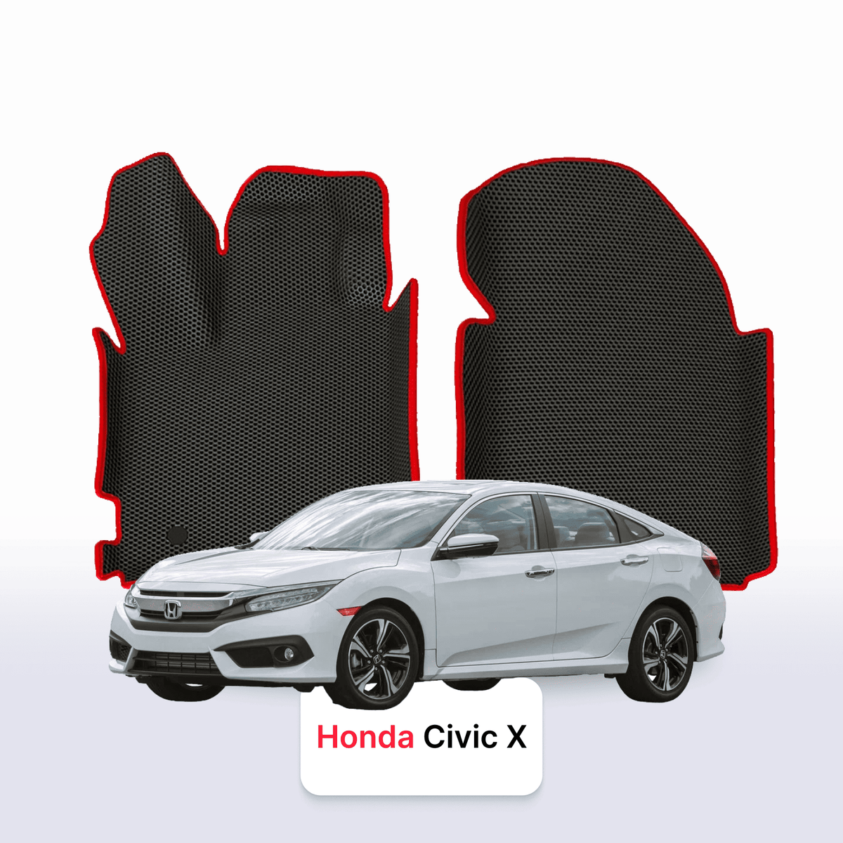 Alfombrillas 3D EVA para Honda Civic 10 gen 2015-2021 años SEDÁN