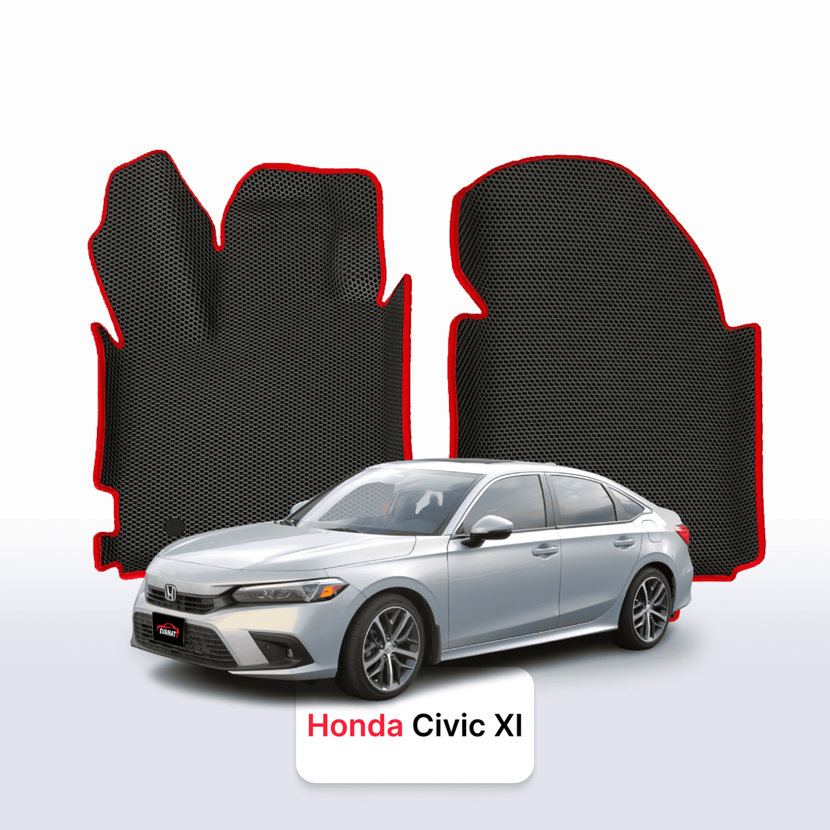 Alfombrillas 3D EVA para Honda Civic 11 gen 2021-2028 años SEDÁN