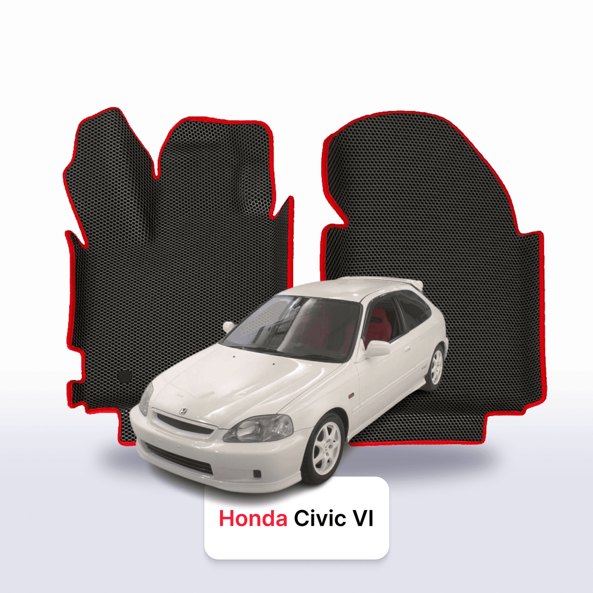 Alfombrillas 3D EVA para Honda Civic 6 gen 1995-2001 años HATCHBACK 3 PUERTAS