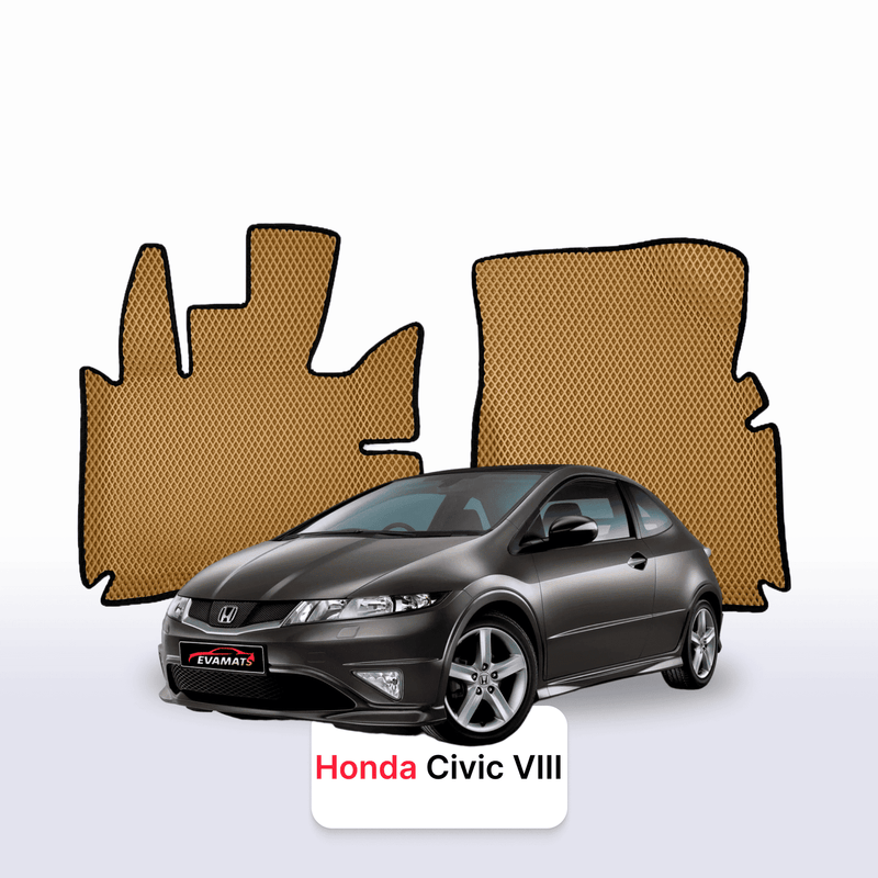 Alfombrillas 3D EVA para Honda Civic 8 gen 2005-2012 años HATCHBACK 3 PUERTAS