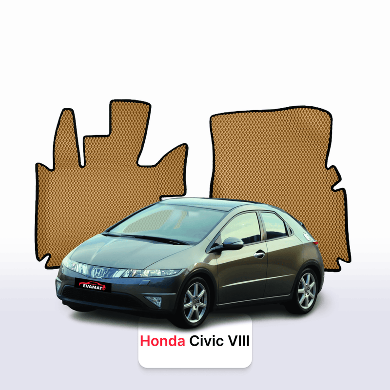 Alfombrillas 3D EVA para Honda Civic 8 gen 2005-2012 años HATCHBACK 5 PUERTAS