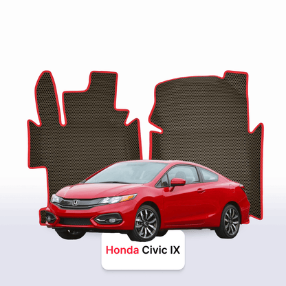 Alfombrillas 3D EVA para Honda Civic 9 gen 2011-2017 años COUPÉ