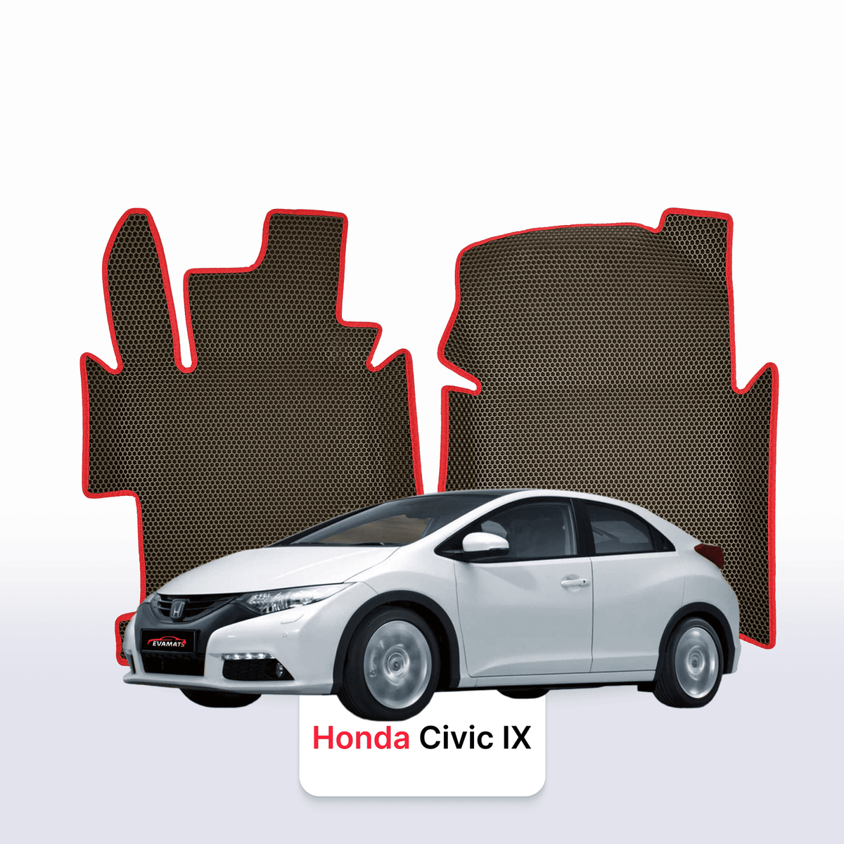 Alfombrillas 3D EVA para Honda Civic 9 gen 2011-2017 años HATCHBACK 5 PUERTAS