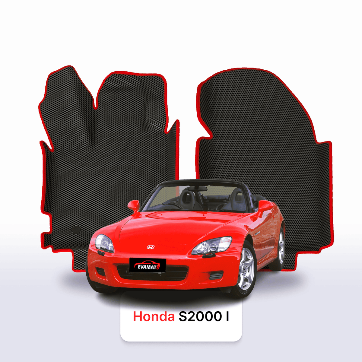 Alfombrillas 3D EVA para Honda S2000 1 gen 1999-2009 años DESCAPOTABLE