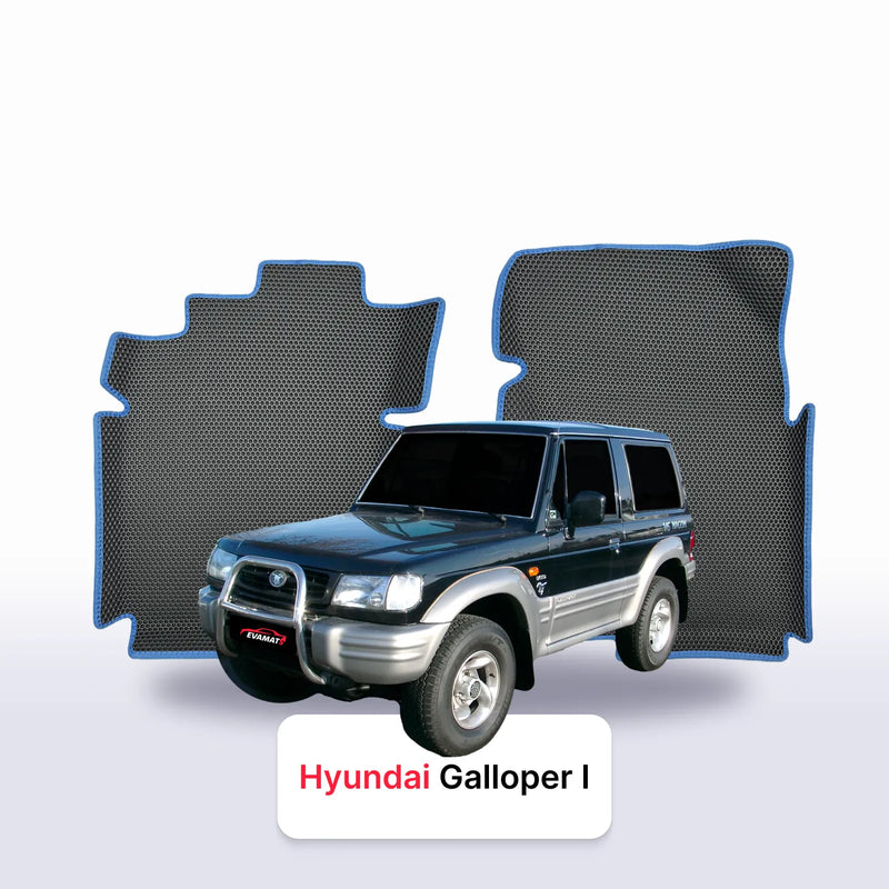 Alfombrillas 3D EVA para Hyundai Galloper 1991-2003 años SUV 3 PUERTAS