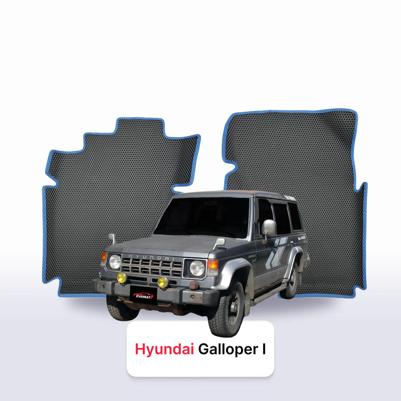 Alfombrillas 3D EVA para Hyundai Galloper 1991-2003 años SUV 5 PUERTAS