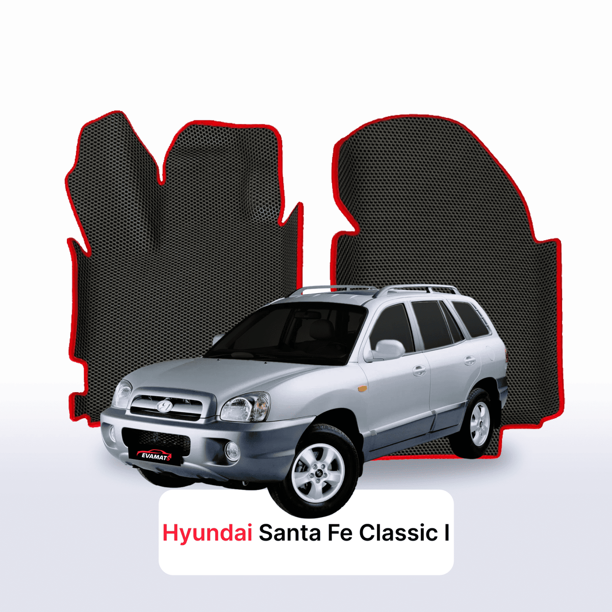 Alfombrillas 3D EVA para Hyundai Santa Fe Classic 2007-2013 años SUV