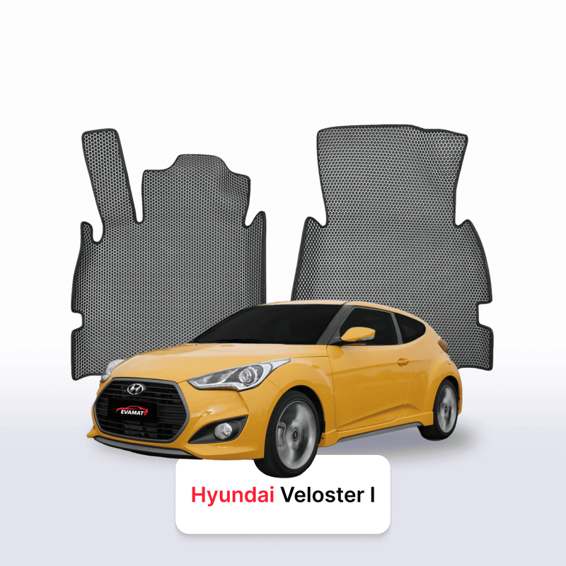 Alfombrillas 3D EVA para Hyundai Veloster 1 gen 2011-2018 años HATCHBACK 4 PUERTAS