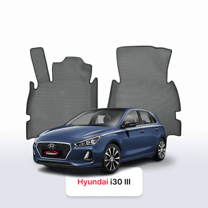Alfombrillas 3D EVA para Hyundai I30 3 gen 2016-2028 años HATCHBACK 5 PUERTAS