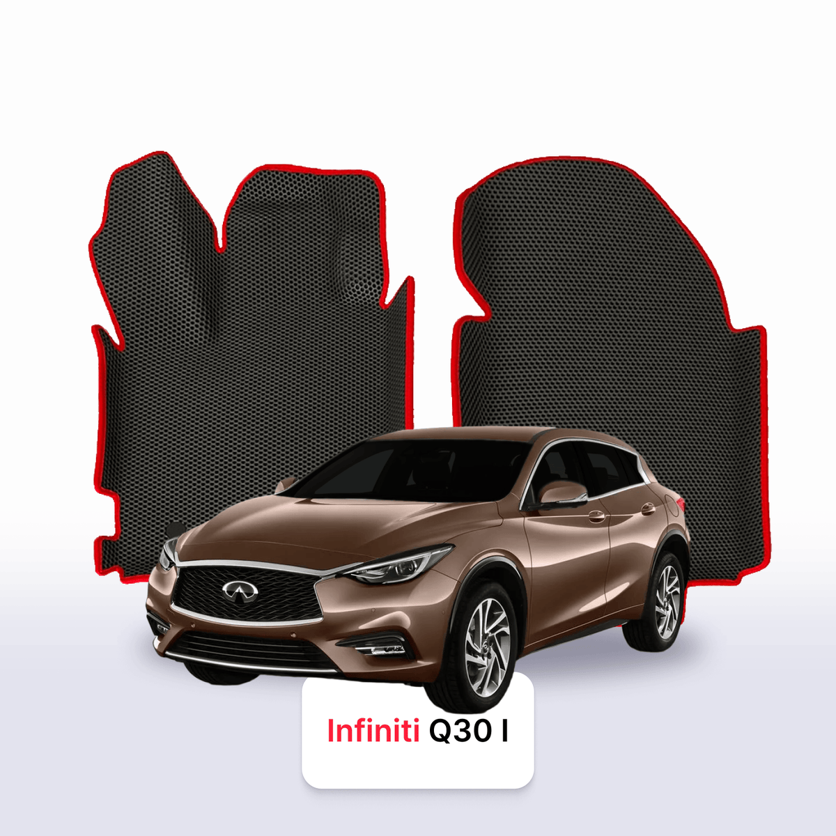 Alfombrillas 3D EVA para Infiniti Q30 1 gen 2015-2019 años HATCHBACK 5 PUERTAS