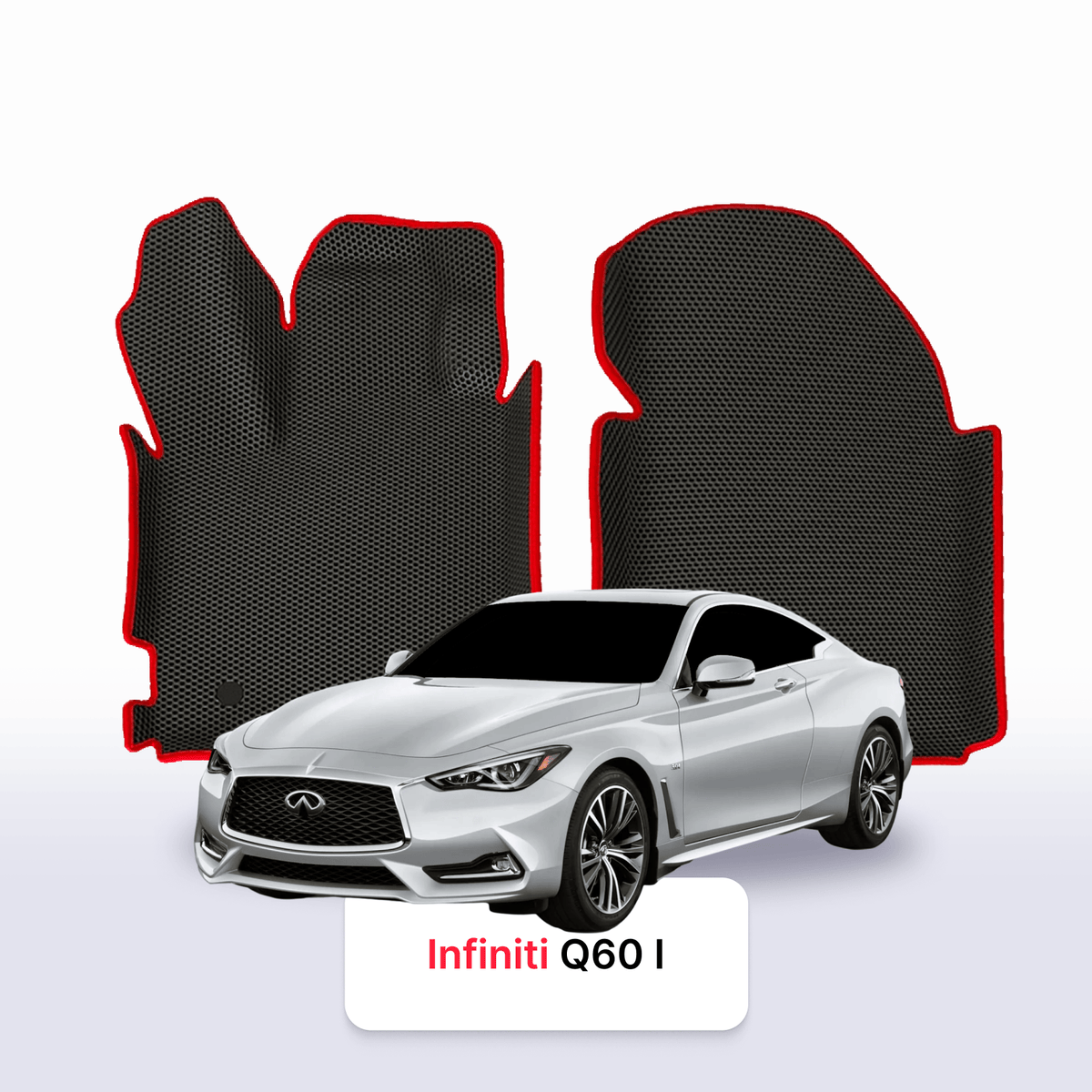 Alfombrillas 3D EVA para Infiniti Q60 1 gen 2013-2023 años COUPÉ