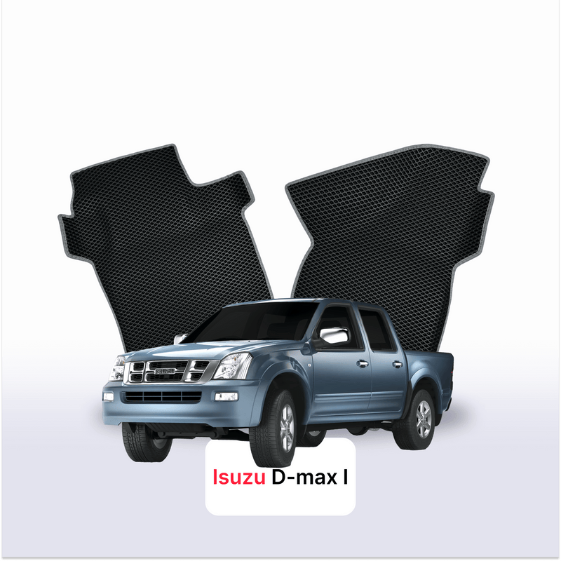 Alfombrillas 3D EVA para Isuzu D-Max 1 gen 2002-2011 años PICK-UP CABINA DOBLE