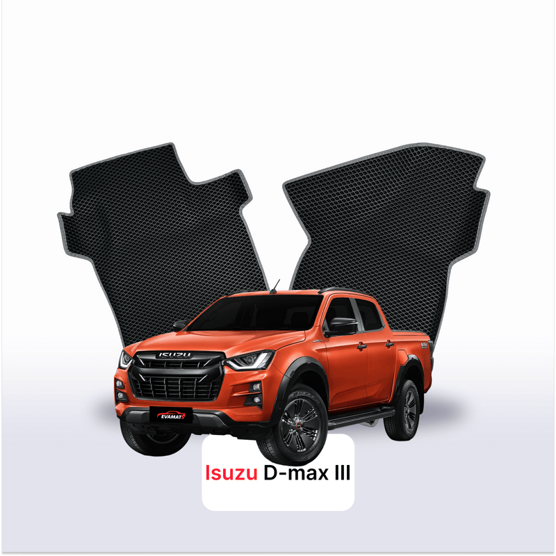 Alfombrillas 3D EVA para Isuzu D-Max 3 gen 2019-2027 años PICK-UP CABINA DOBLE