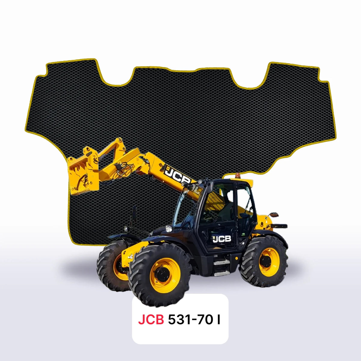 Alfombrillas 3D EVA para JCB 531-70 1 gen 2005-2028 años MANIPULADOR TELESCÓPICO