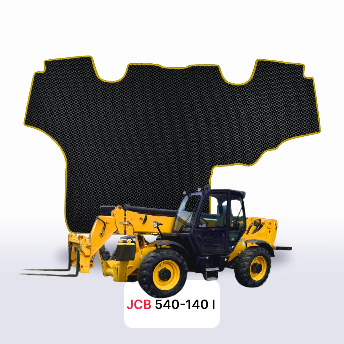 Alfombrillas 3D EVA para JCB 540-140 1 gen 2016-2028 años MANIPULADOR TELESCÓPICO