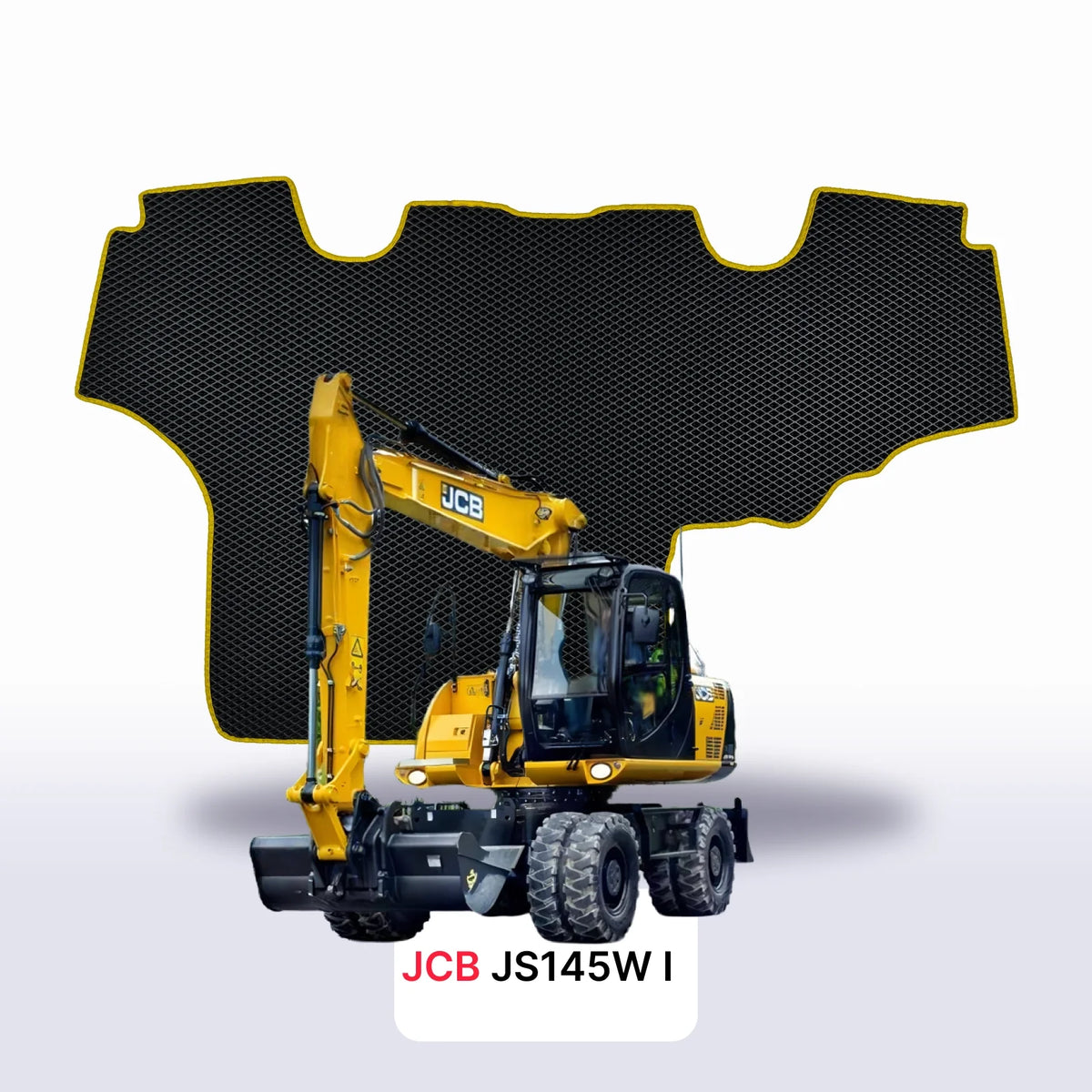Alfombrillas 3D EVA para JCB JS145W 1 gen 2021-2024 años EXCAVADORA