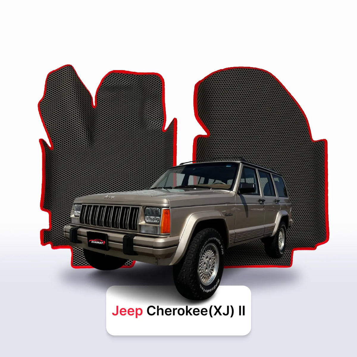Alfombrillas 3D EVA para Jeep Cherokee(XJ) pre-restyling 2 gen 1983-1996 años SUV 5 PUERTAS